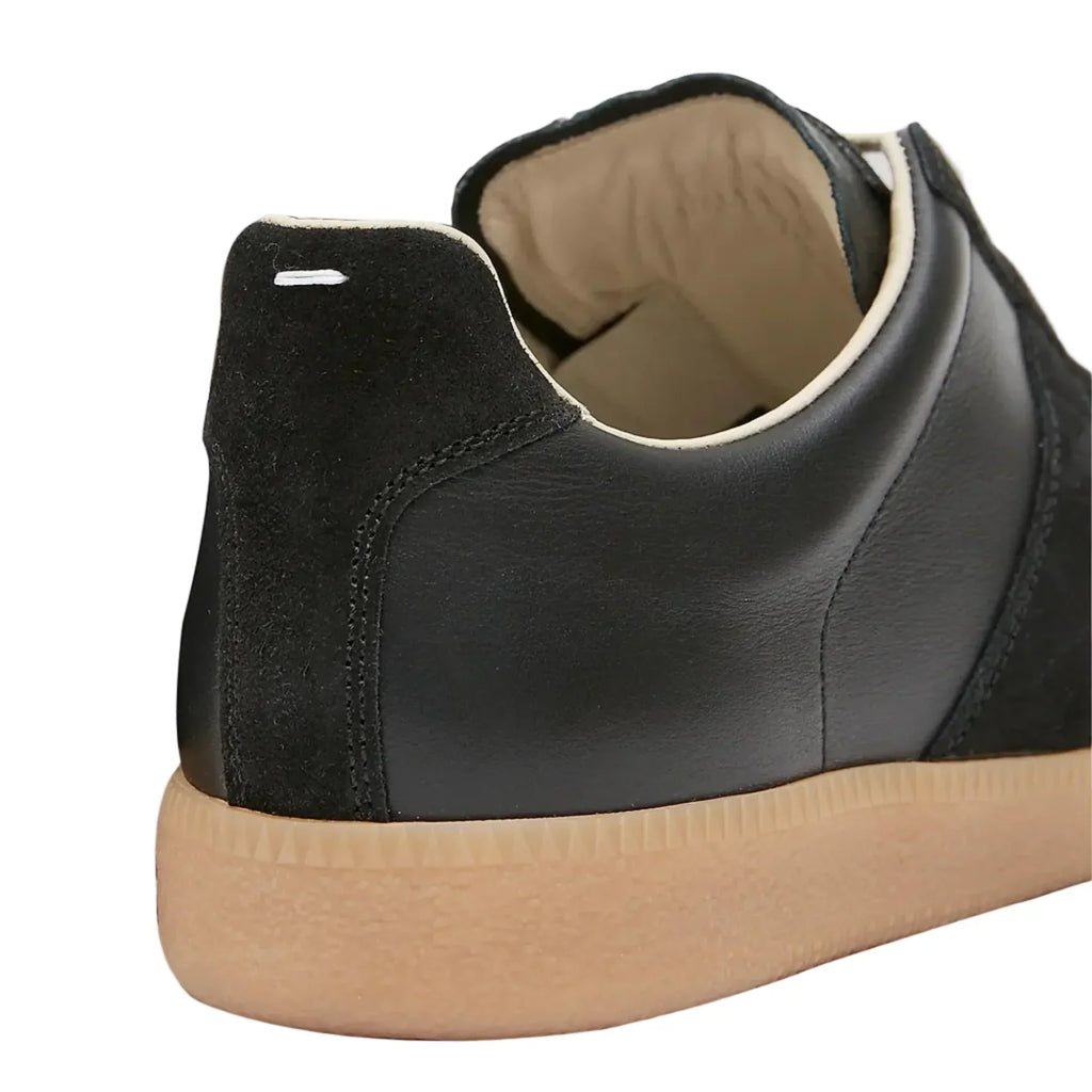 Maison Margiela - Replica leather and suede Black sneakers