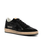 Golden Goose Ball Star glitter sneakers all Black