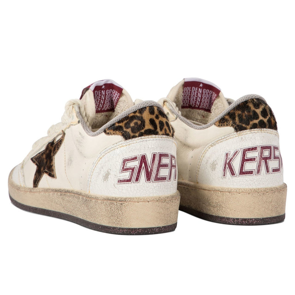 Golden Goose Ball Star white/beige brown leo/black