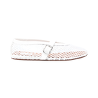 Alaïa Buckle Ballet Flats | White