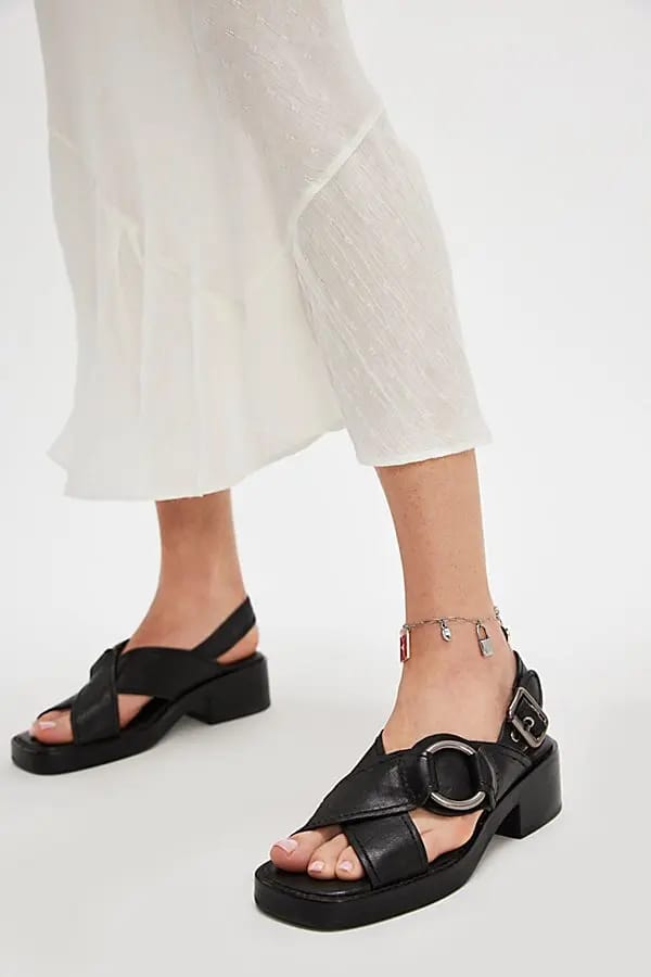 Miu Miu jeffrey campbell  becks block heel sandals