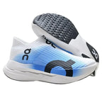 On Running CloudBoom Strike LS White and Blue