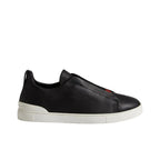 Zegna Triple Stitch Second Skin Black sneakers