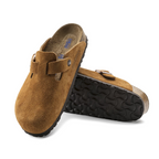 Birkenstock Boston Soft Footbed Suede Mink