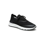 Brunello Cucinelli Techno Cotton Knit Runners With Heat-Bonded Details Black