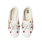 VERSACE x Onitsuka Tiger Taishi Sakura in White and Brown